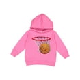 thumbnail image 1 of Inktastic Basketball Swish Toddler Hoodie, 1 of 4