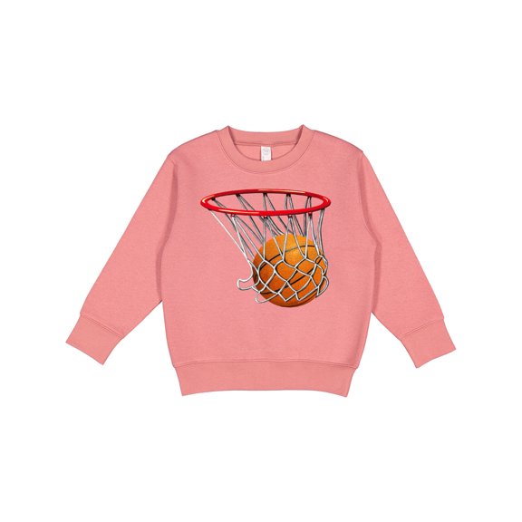Inktastic Basketball Swish Toddler Sweatshirt