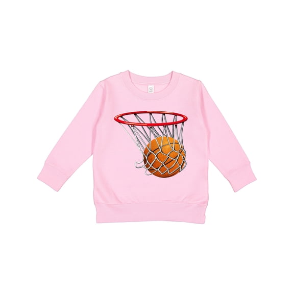 Inktastic Basketball Swish Toddler Sweatshirt