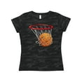 thumbnail image 1 of Inktastic Basketball Swish Women's T-Shirt, 1 of 5