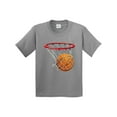 thumbnail image 1 of Inktastic Basketball Swish Youth T-Shirt, 1 of 5