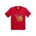 thumbnail image 1 of Inktastic Basketball Swish Youth T-Shirt, 1 of 5