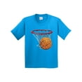 thumbnail image 1 of Inktastic Basketball Swish Youth T-Shirt, 1 of 5