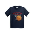 thumbnail image 1 of Inktastic Basketball Swish Youth T-Shirt, 1 of 5