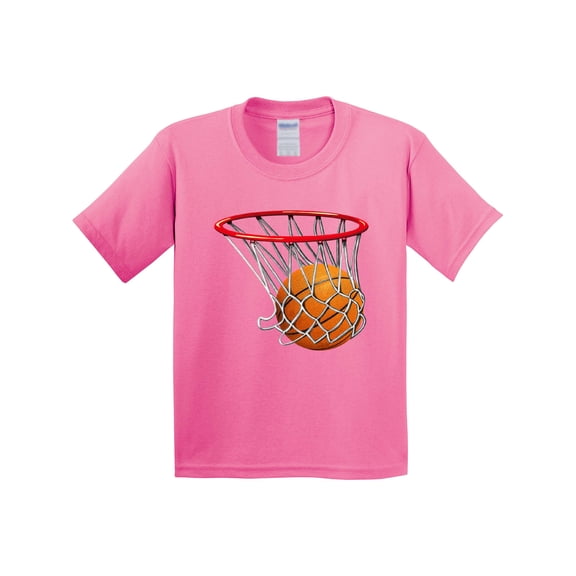 Inktastic Basketball Swish Youth T-Shirt