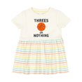 thumbnail image 1 of Inktastic Basketball Threes or Nothing Girls Baby Dress, 1 of 5
