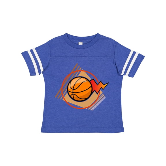 Inktastic Basketball with Stylized Net and Court Boys or Girls Toddler T-Shirt
