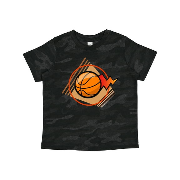 Inktastic Basketball with Stylized Net and Court Boys or Girls Toddler T-Shirt