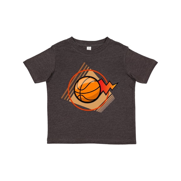 Inktastic Basketball with Stylized Net and Court Boys or Girls Toddler T-Shirt