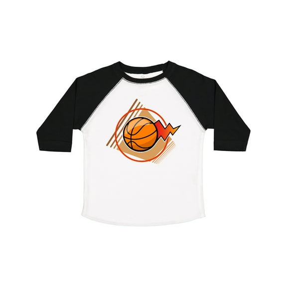 Inktastic Basketball with Stylized Net and Court Boys or Girls Toddler T-Shirt