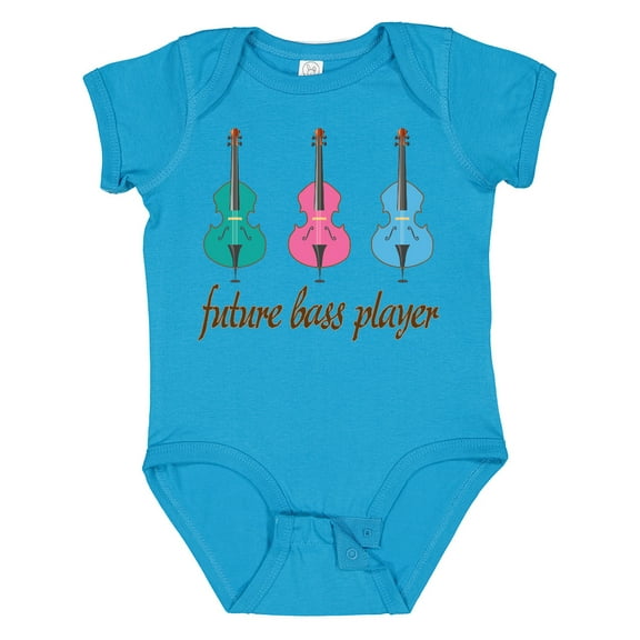 Inktastic Bass Player Kids Future Boys or Girls Baby Bodysuit