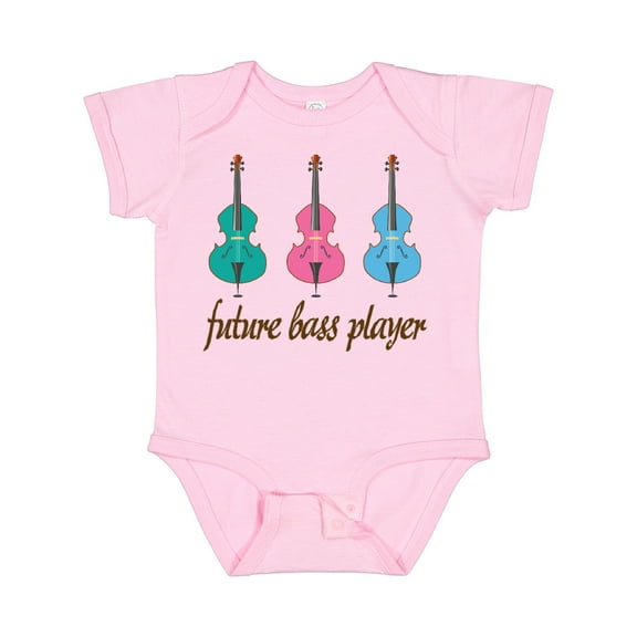 Inktastic Bass Player Kids Future Boys or Girls Baby Bodysuit