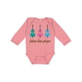 thumbnail image 1 of Inktastic Bass Player Kids Future Boys or Girls Long Sleeve Baby Bodysuit, 1 of 5