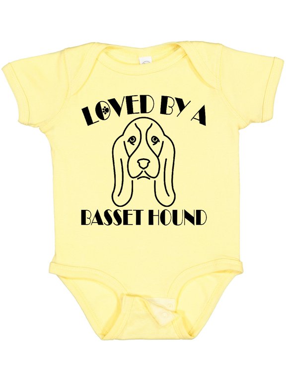 Inktastic Basset Hound Dog Boys or Girls Baby Bodysuit