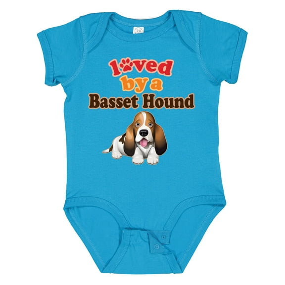 Inktastic Basset Hound Dog Lover Boys or Girls Baby Bodysuit