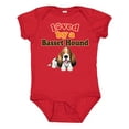 thumbnail image 1 of Inktastic Basset Hound Dog Lover Boys or Girls Baby Bodysuit, 1 of 5