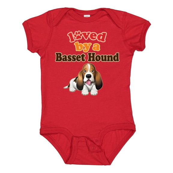 Inktastic Basset Hound Dog Lover Boys or Girls Baby Bodysuit