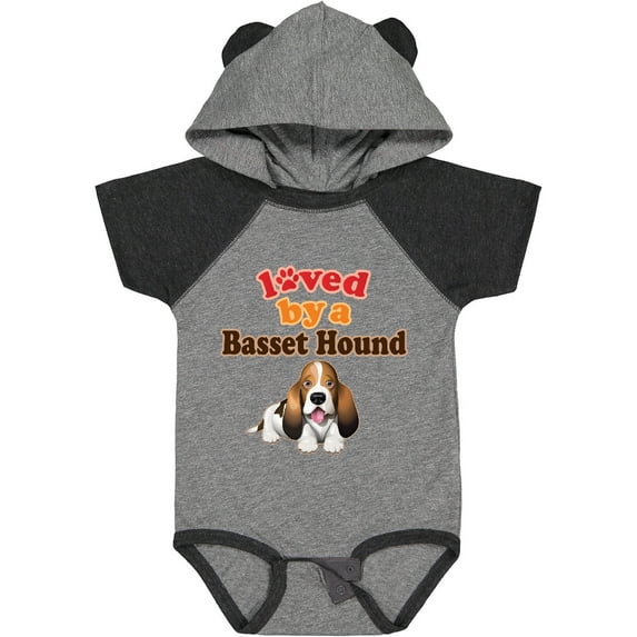 Inktastic Basset Hound Dog Lover Boys or Girls Baby Bodysuit