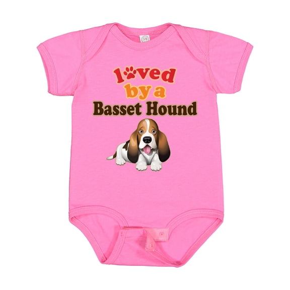 Inktastic Basset Hound Dog Lover Boys or Girls Baby Bodysuit