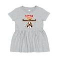 thumbnail image 1 of Inktastic Basset Hound Dog Lover Girls Baby Dress, 1 of 5