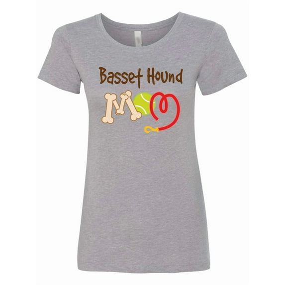 Inktastic Basset Hound Mom Dog Women's T-Shirt