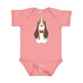 thumbnail image 1 of Inktastic Basset Hound with Floppy Ears Boys or Girls Baby Bodysuit, 1 of 5