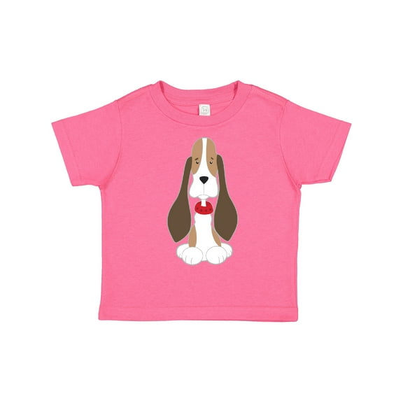 Inktastic Basset Hound with Floppy Ears Boys or Girls Toddler T-Shirt