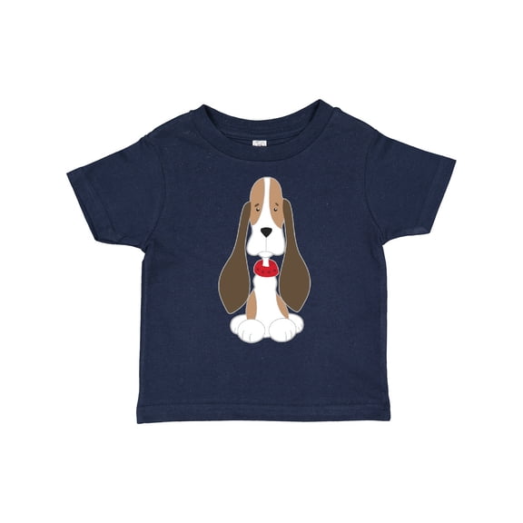 Inktastic Basset Hound with Floppy Ears Boys or Girls Toddler T-Shirt