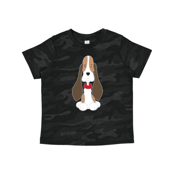 Inktastic Basset Hound with Floppy Ears Boys or Girls Toddler T-Shirt