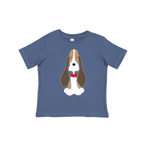 Inktastic Basset Hound with Floppy Ears Boys or Girls Toddler T-Shirt