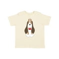 thumbnail image 1 of Inktastic Basset Hound with Floppy Ears Boys or Girls Toddler T-Shirt, 1 of 5