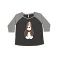 thumbnail image 1 of Inktastic Basset Hound with floppy ears Women's Plus Size T-Shirt, 1 of 5