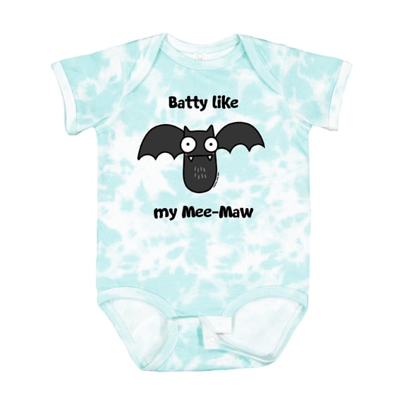Inktastic Batty Like My Mee-maw Boys or Girls Baby Bodysuit