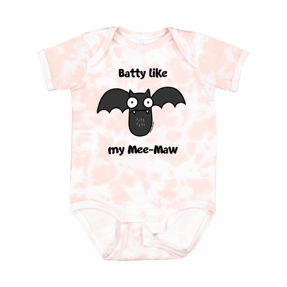 Inktastic Batty Like My Mee-maw Boys or Girls Baby Bodysuit