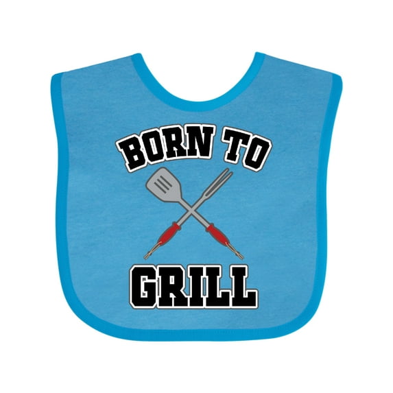 Inktastic Bbq Born to Grill Boys or Girls Baby Bib