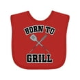 thumbnail image 1 of Inktastic Bbq Born to Grill Boys or Girls Baby Bib, 1 of 4