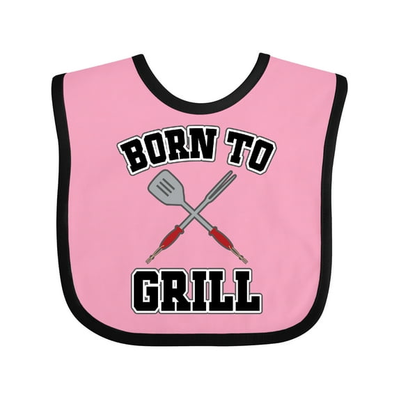 Inktastic Bbq Born to Grill Boys or Girls Baby Bib