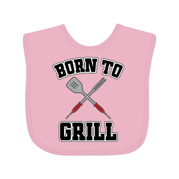 Inktastic Bbq Born to Grill Boys or Girls Baby Bib