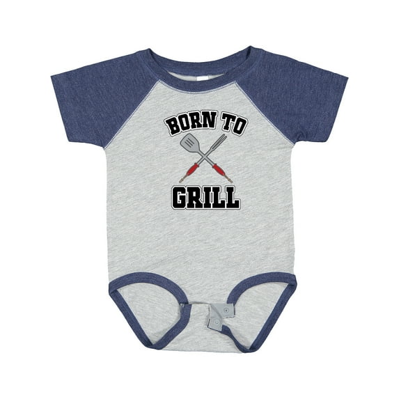 Inktastic Bbq Born to Grill Boys or Girls Baby Bodysuit