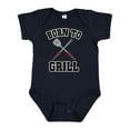 thumbnail image 1 of Inktastic Bbq Born to Grill Boys or Girls Baby Bodysuit, 1 of 5