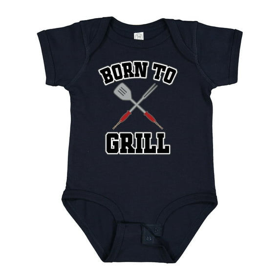Inktastic Bbq Born to Grill Boys or Girls Baby Bodysuit