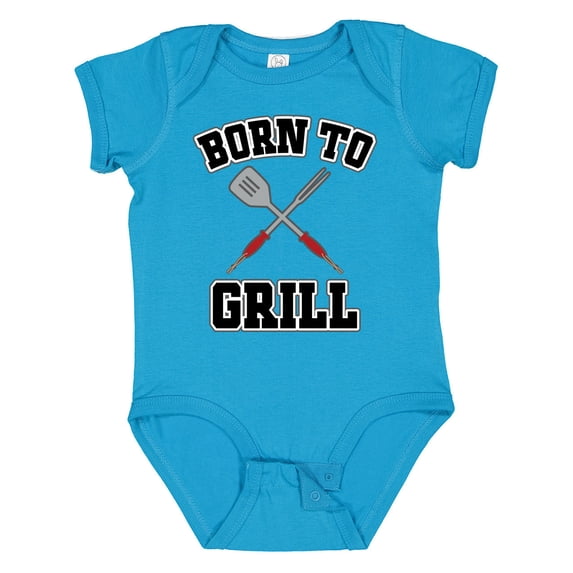 Inktastic Bbq Born to Grill Boys or Girls Baby Bodysuit