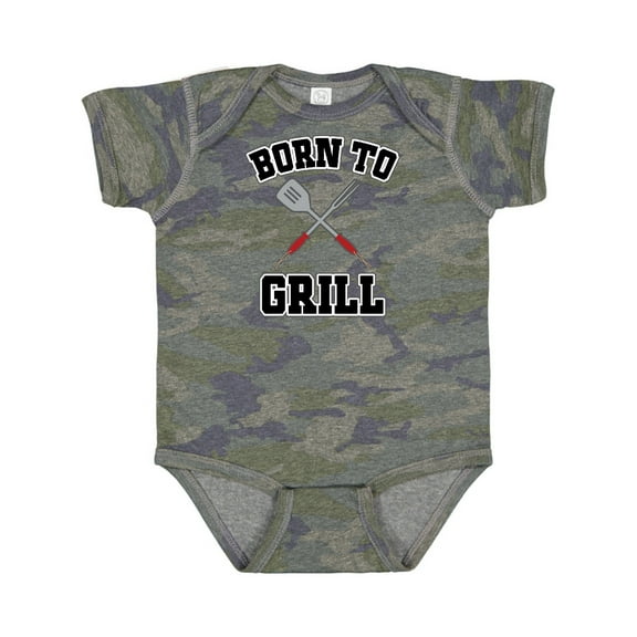 Inktastic Bbq Born to Grill Boys or Girls Baby Bodysuit