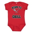 thumbnail image 1 of Inktastic Bbq Born to Grill Boys or Girls Baby Bodysuit, 1 of 5