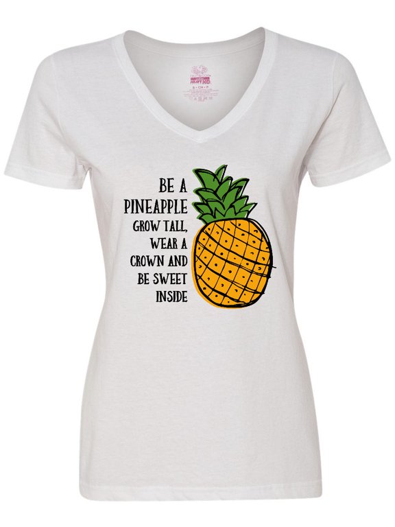 Be A Pineapple Women's V-Neck T-Shirt