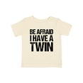 thumbnail image 1 of Inktastic Be Afraid I Have a Twin Boys or Girls Baby T-Shirt, 1 of 5