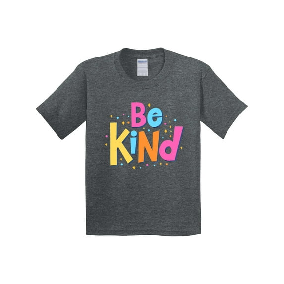 Inktastic Be Kind Inspirational Quote in Color Youth T-Shirt