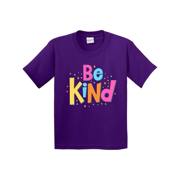 Inktastic Be Kind Inspirational Quote in Color Youth T-Shirt