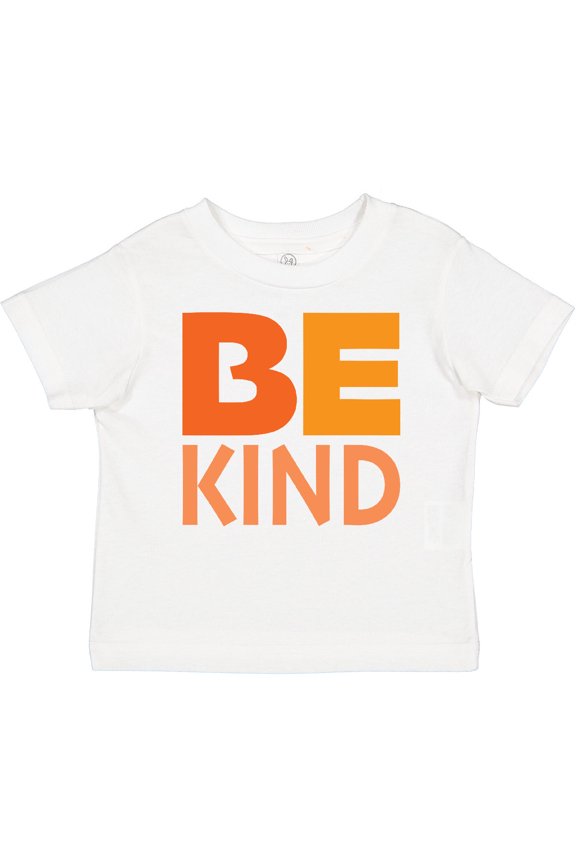 Be Kind Logo In Orange Boys or Girls Baby T-Shirt