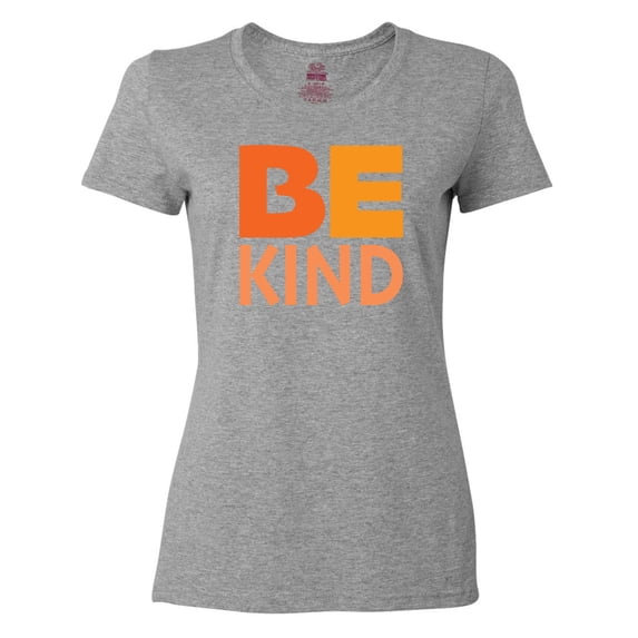 Inktastic Be Kind Logo In Orange Women's T-Shirt